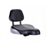 Seat with backrest, fits an Airdyne Evolution