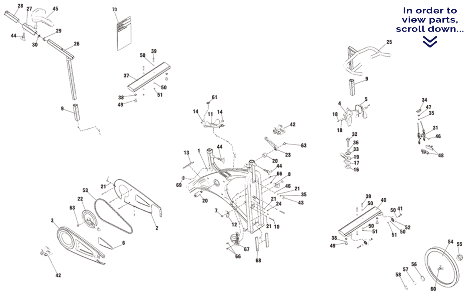 Schwinn Ic Evolution Stationary Bikes Replacement Parts