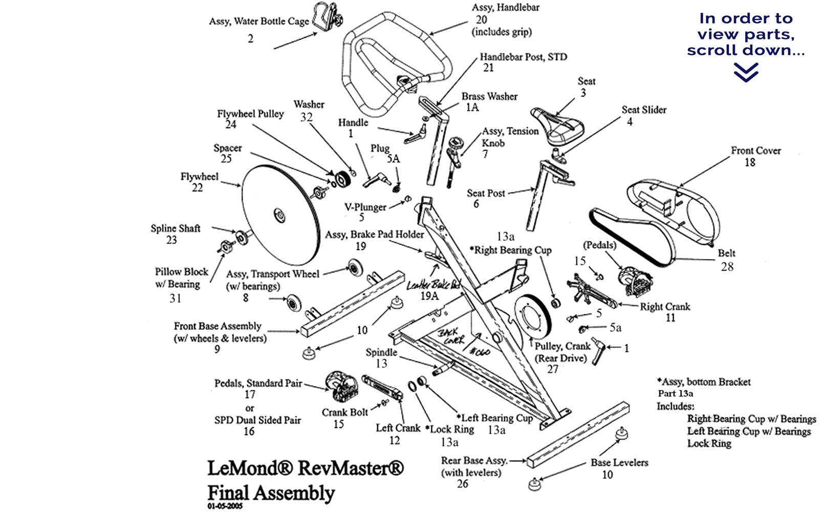 Elegant Schwinn 270 Recumbent Bike Parts Diagram